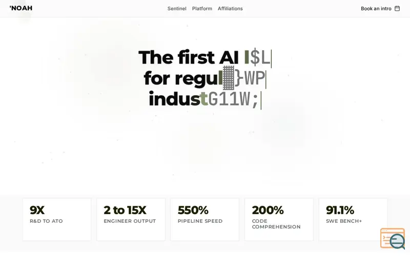 Screenshot of Noah Labs