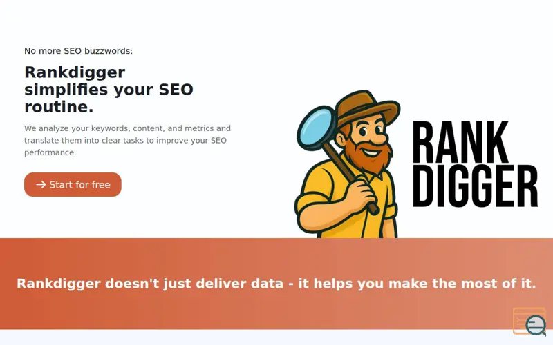 Screenshot of Rankdigger