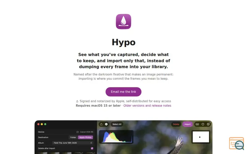 Screenshot of Hypo