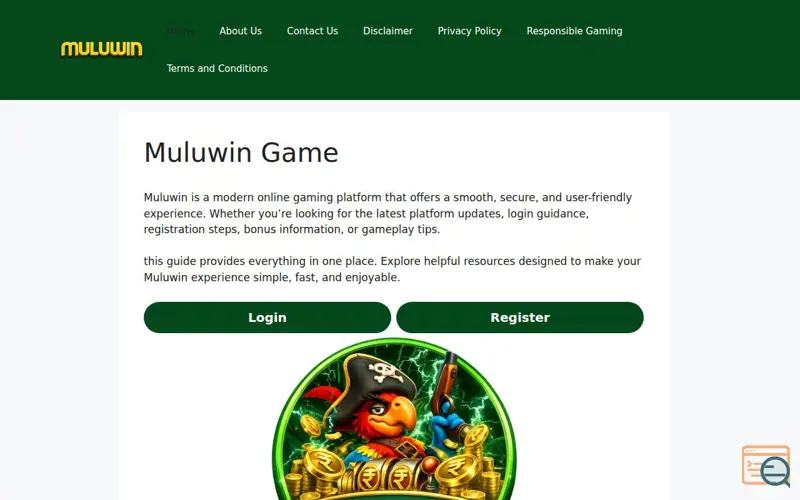 Screenshot of muluwin