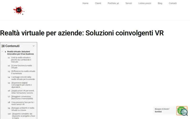 Screenshot of Showroom Virtuale | Showroom interattivo