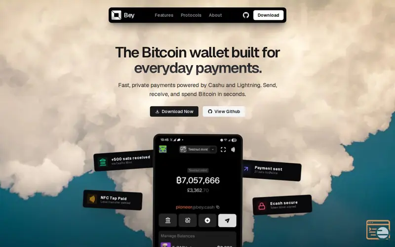 Screenshot of Bey Wallet