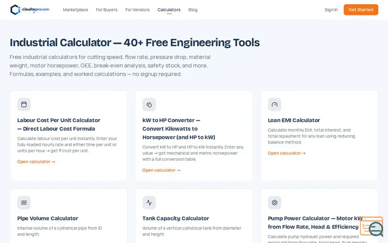 Screenshot of CI Suite Pro