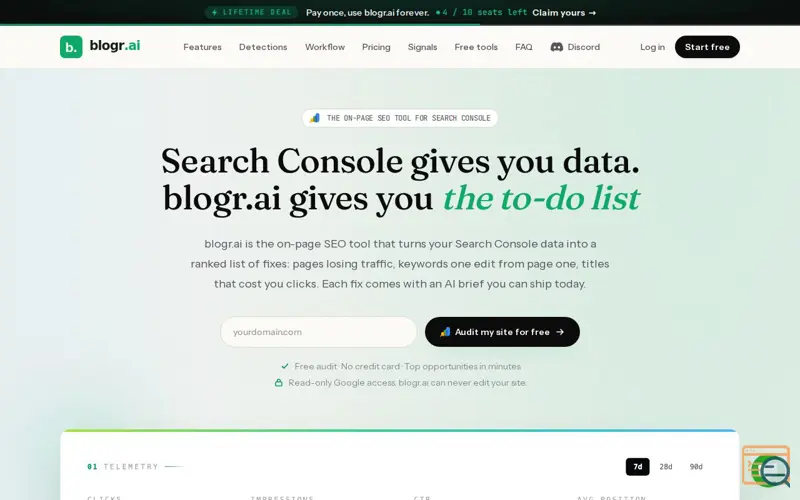 Screenshot of Created On-Page SEO Tool