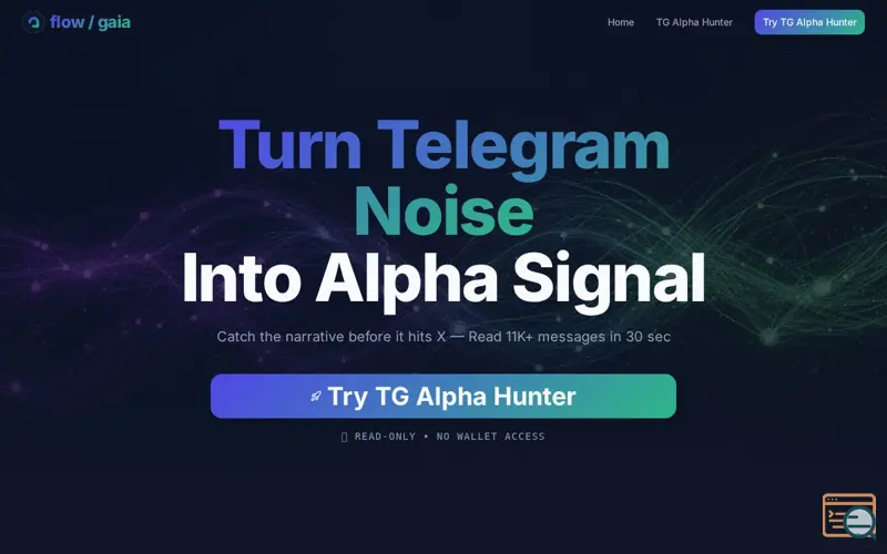 Screenshot of TG Alpha Hunter