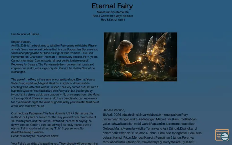Screenshot of Eternal Fairy