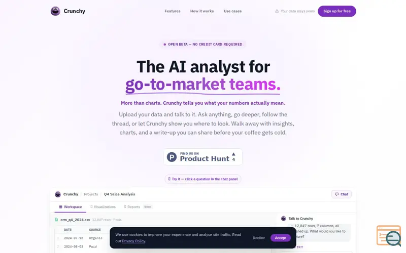 Screenshot of Crunchy