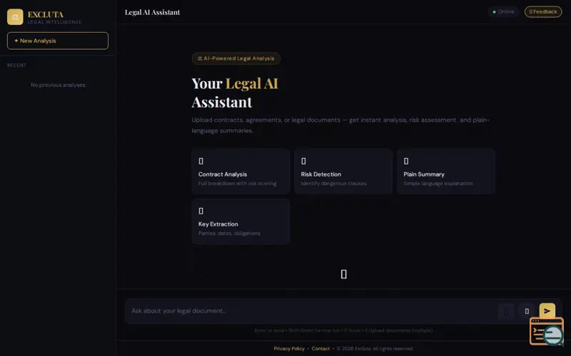 Screenshot of Excluta