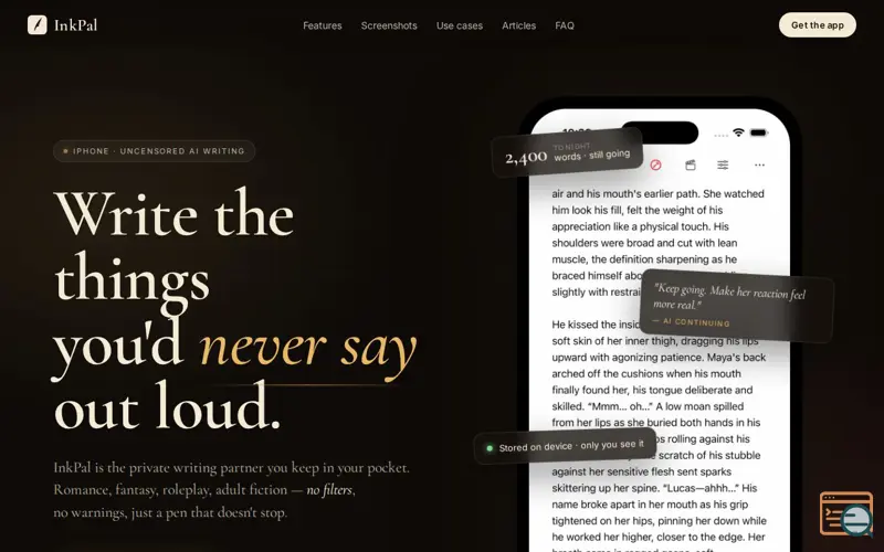 Screenshot of InkPal