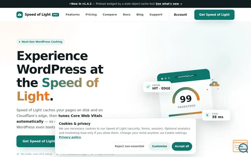 Screenshot of Speed of Light (PRO)