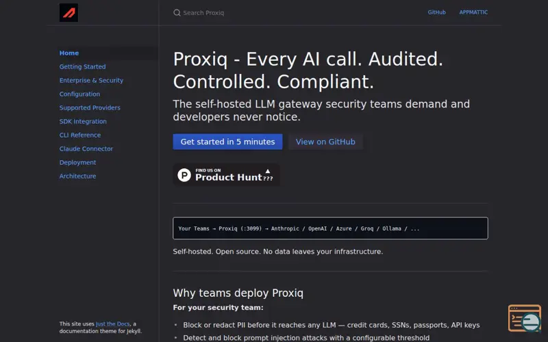 Screenshot of Proxiq
