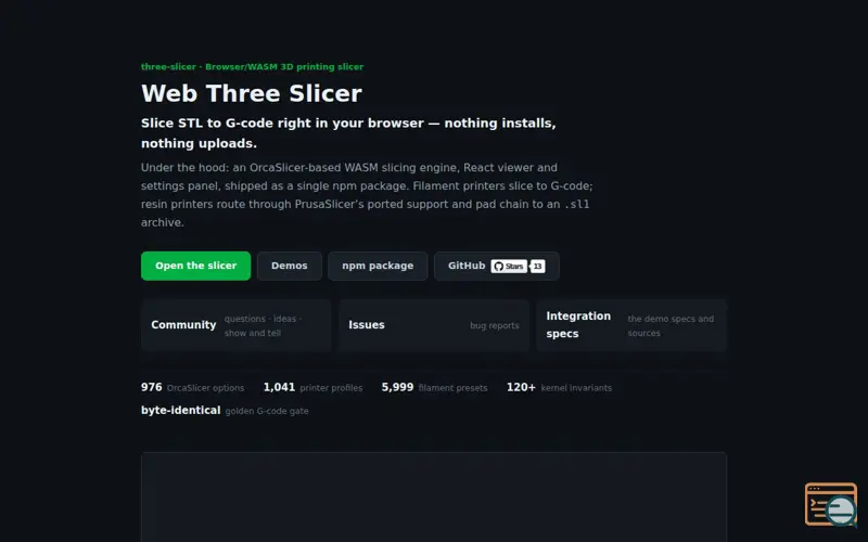 Screenshot of Three Slicer