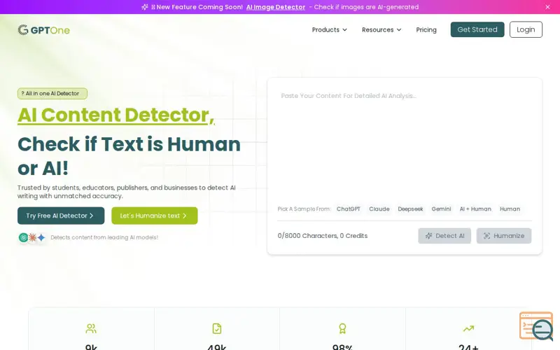 Screenshot of GPTOne