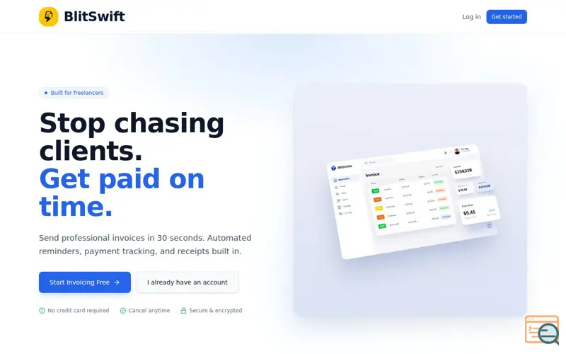Screenshot of Blitswift
