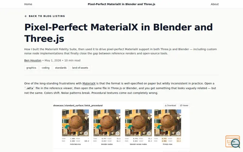 Screenshot of Ben3d