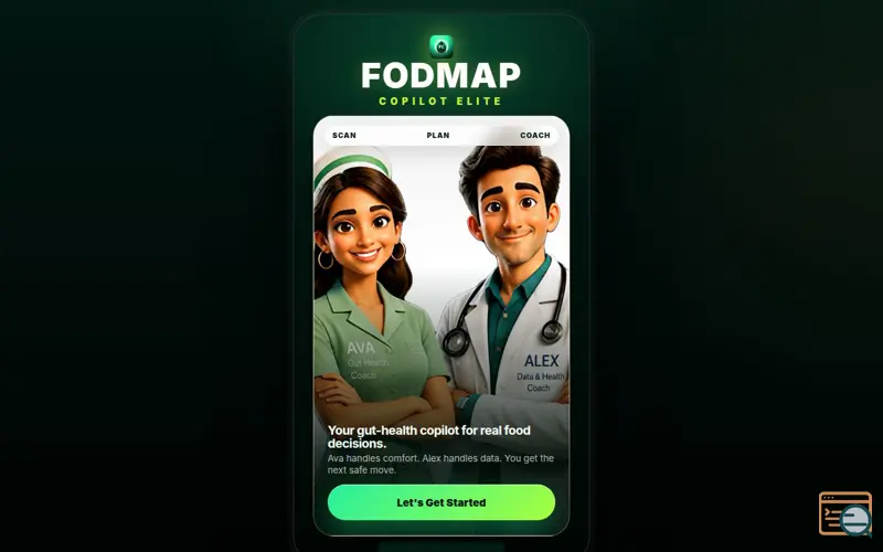 Screenshot of FODMAP Copilot