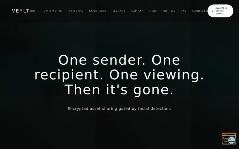 Screenshot of Veylt