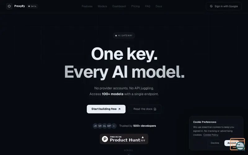 Screenshot of Proxyify