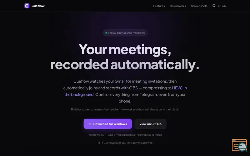 Screenshot of Cueflow