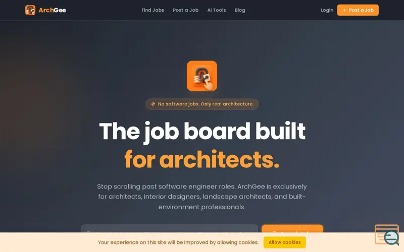 Screenshot of ArchGee