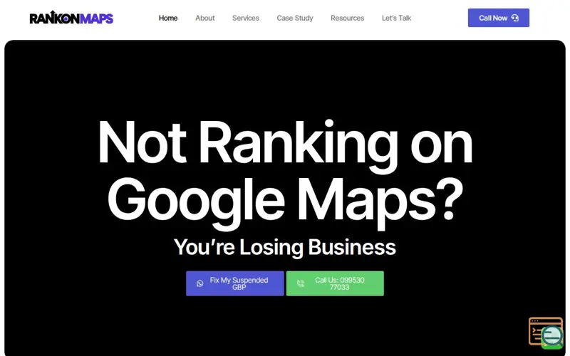 Screenshot of Rank on Maps, a launch using Jotform