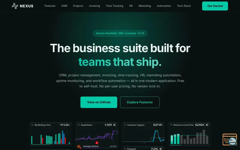 Screenshot of Nexus