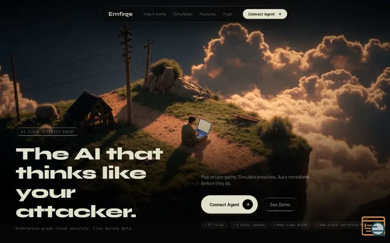 Screenshot of Emfirge
