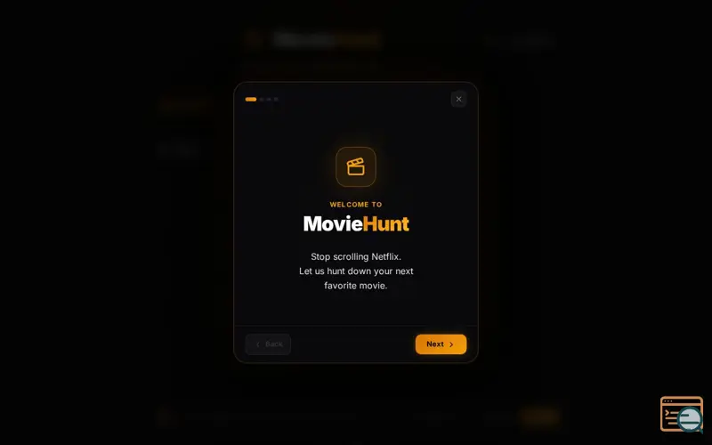 Screenshot of MovieHunt