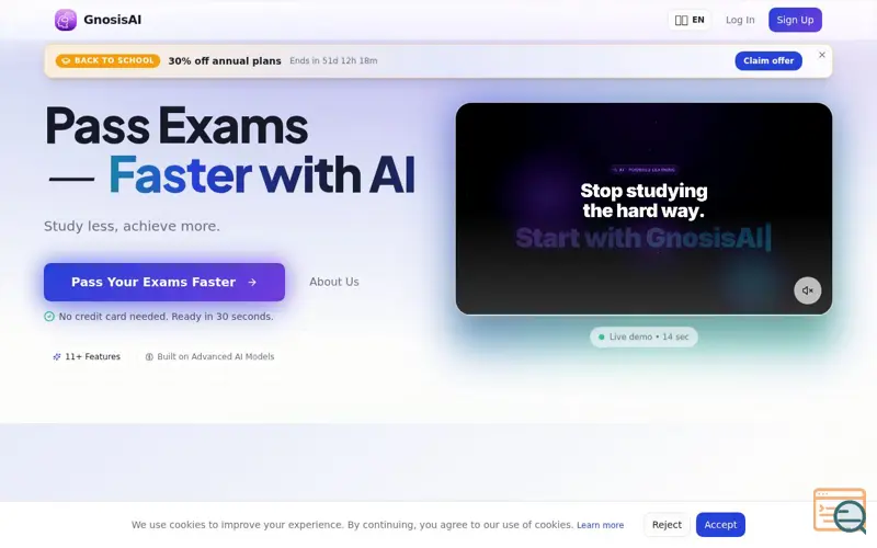 Screenshot of Gnosis Ai