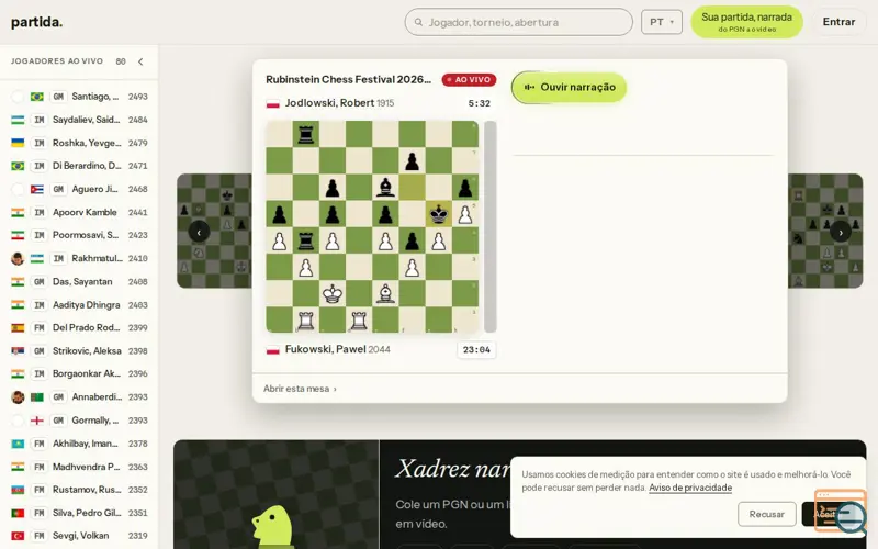 Screenshot of Partida