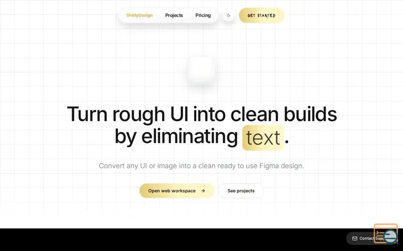 Screenshot of Diddy Design