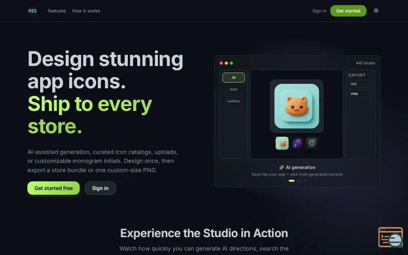 Screenshot of App Icon Generator