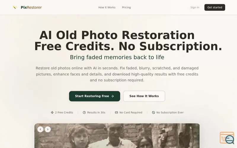 Screenshot of PixRestorer