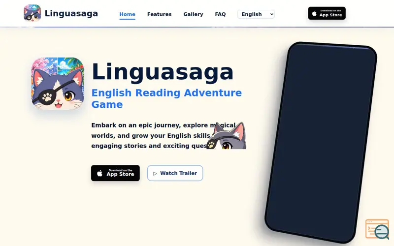Screenshot of Linguasaga