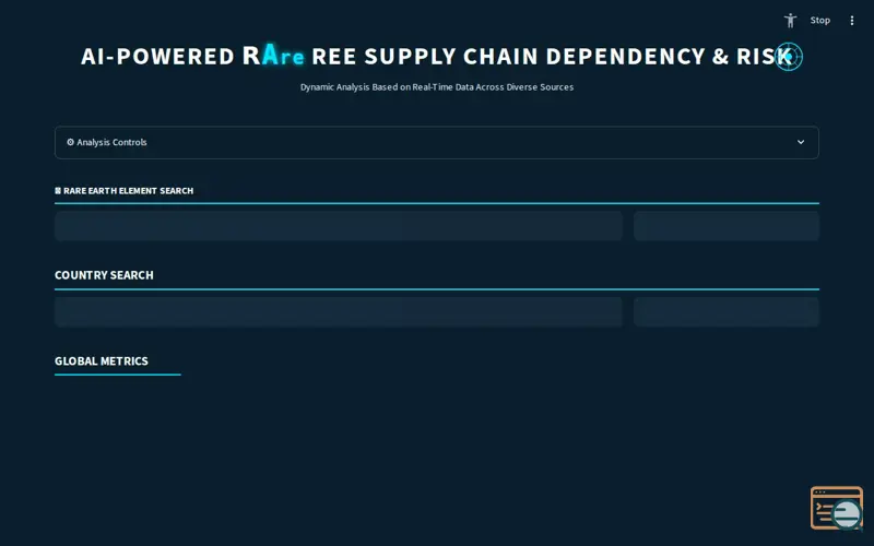 Screenshot of Streamlit