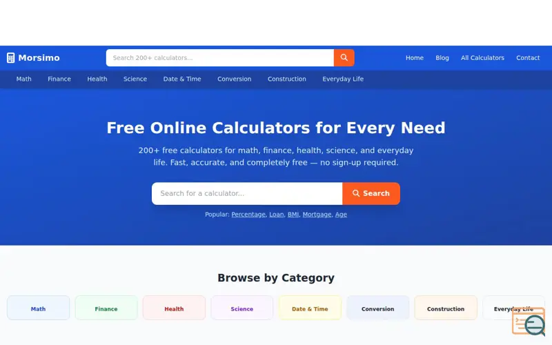 Screenshot of Morsimo
