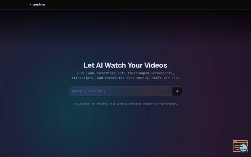 Screenshot of Openloom