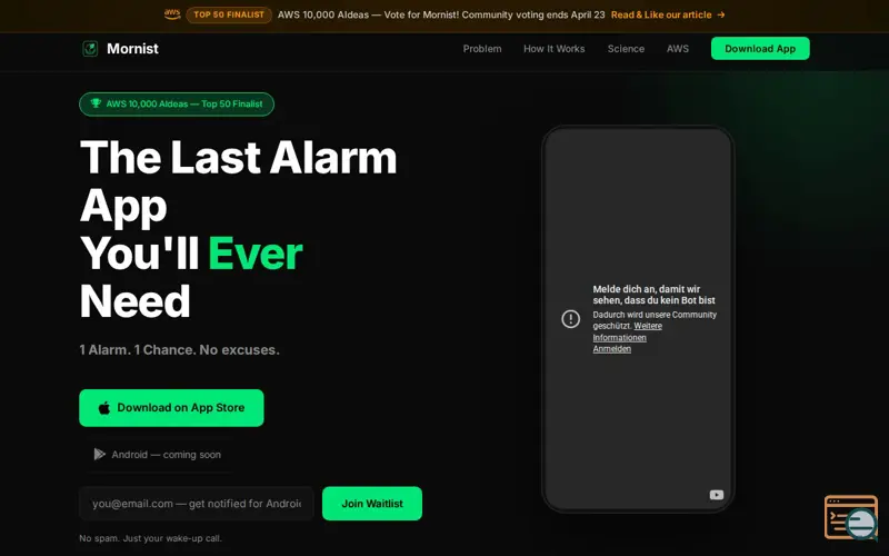 Screenshot of Mornist -The Last Alarm You'll Ever Need