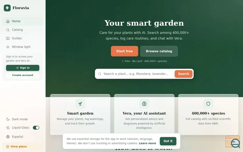 Screenshot of Floravia