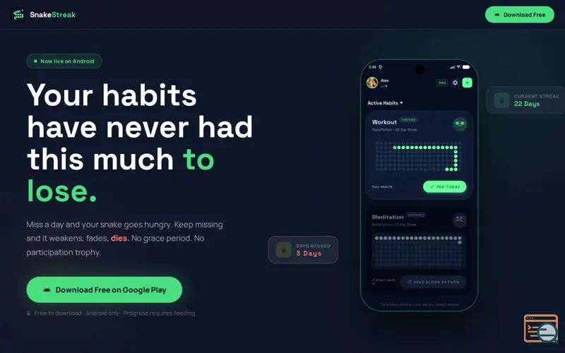 Screenshot of SnakeStreak