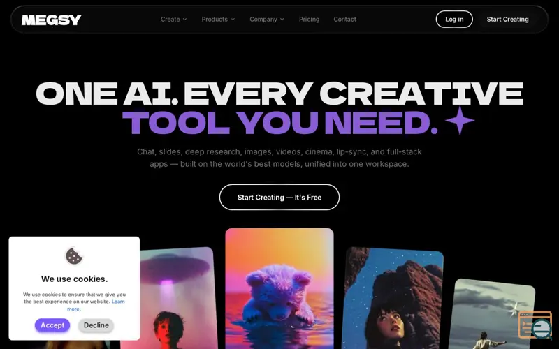 Screenshot of Megsy
