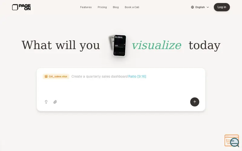 Screenshot of PageOn.AI 3.0