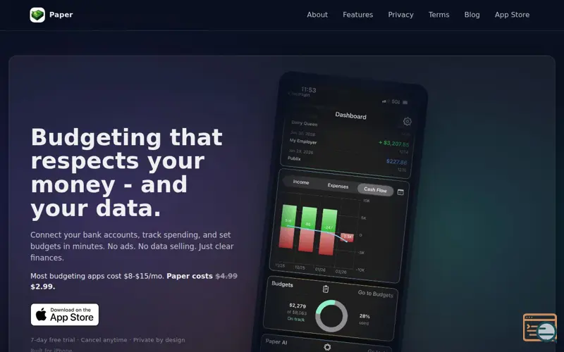 Screenshot of Paper