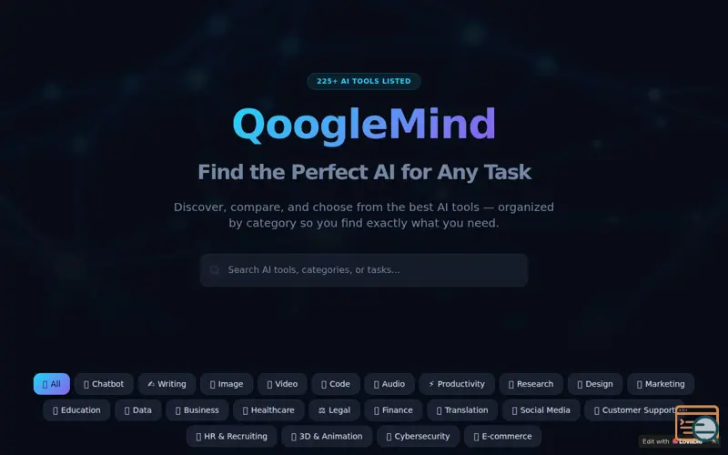 Screenshot of QoogleMind