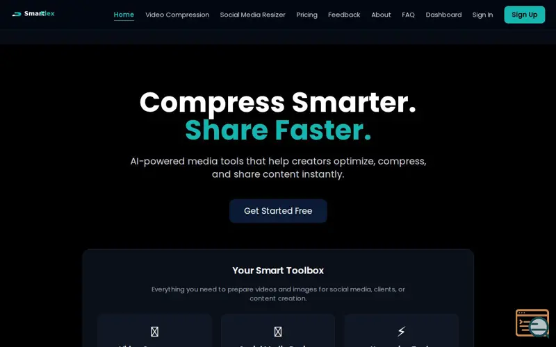 Screenshot of SmartFlex