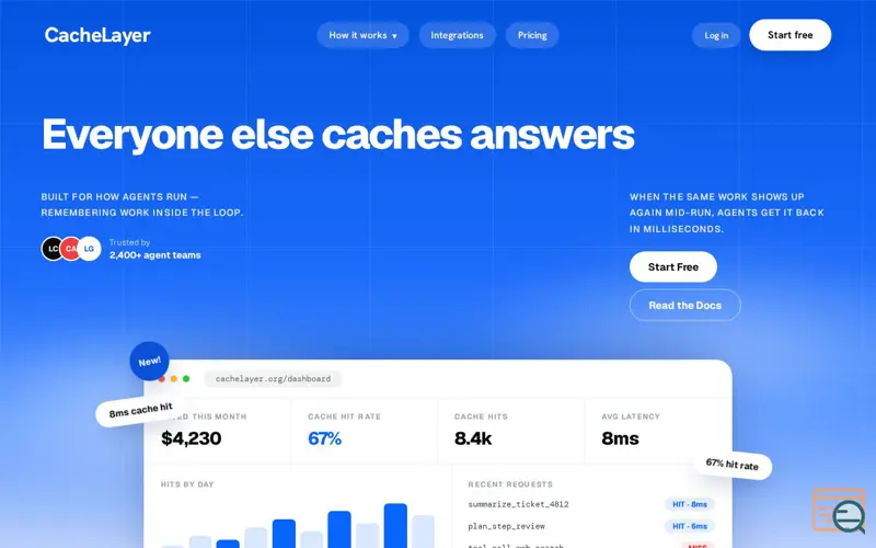 Screenshot of CacheLayer