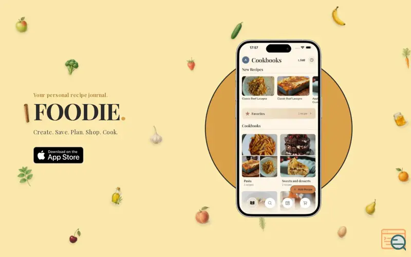 Screenshot of FOODIE AI Chef & Recipe Saver
