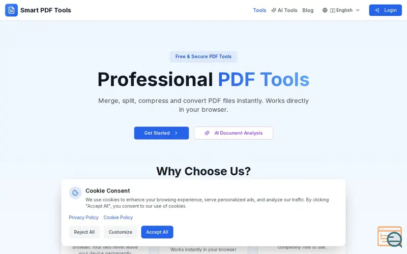 Screenshot of Smart PDF Tools