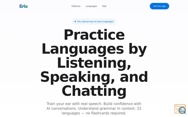 Screenshot of Erla