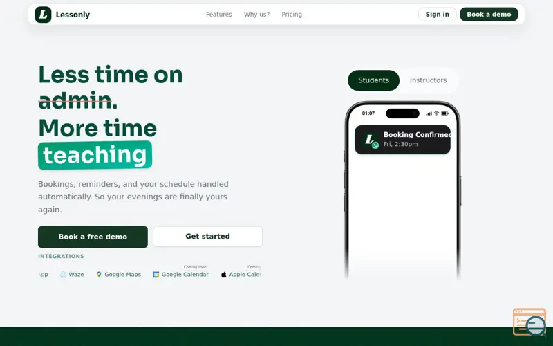 Screenshot of Lessonly